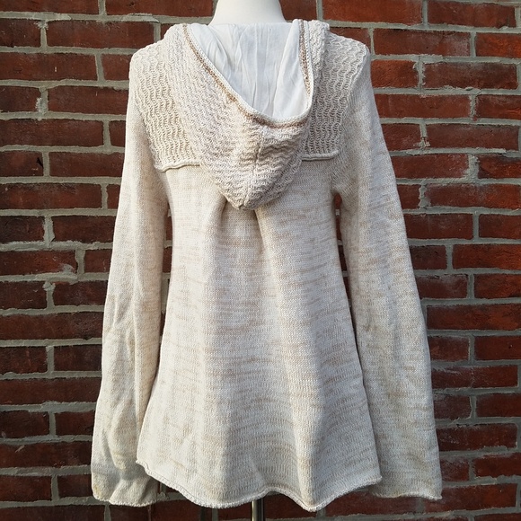 Free People Hoodie Cardigan Sweater S - Picture 2 of 2